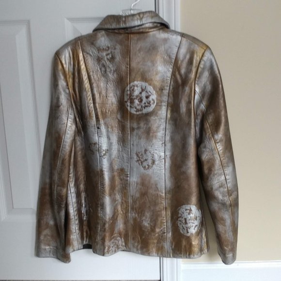 PIMPT One-of-a-Kind Leather Jacket (M) - Picture 2 of 5